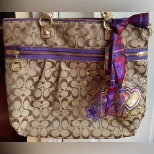 COACH POPPY PATCHWORK TOTE